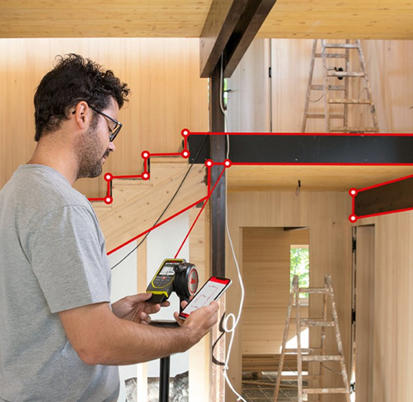 Installing fixtures in a new construction home.